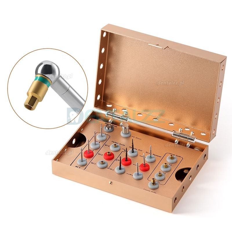 Zestaw do Usuwania Uszkodzonych Śrub Implantologicznych Ekstraktor Śrub